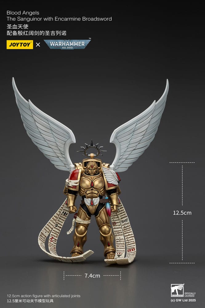Warhammer 40,000 Figura 1/18 Blood Angels The Sanguinor with Encarmine Broadsword 12 cm - Z POP Toys