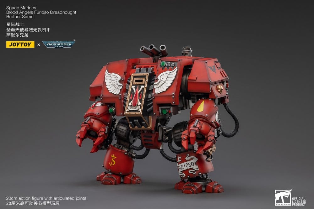 Warhammer 40,000 Figura Blood Angels Furioso Dreadnought Brother Samel 20 cm