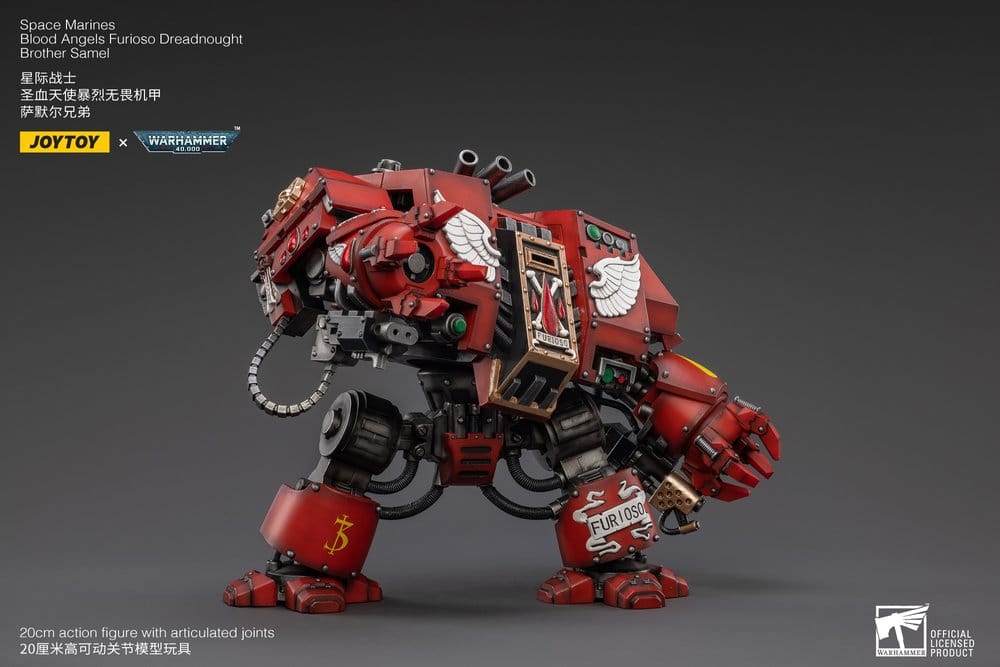 Warhammer 40,000 Figura Blood Angels Furioso Dreadnought Brother Samel 20 cm