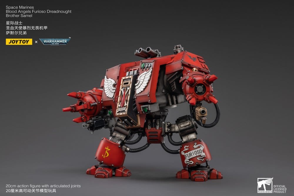 Warhammer 40,000 Figura Blood Angels Furioso Dreadnought Brother Samel 20 cm