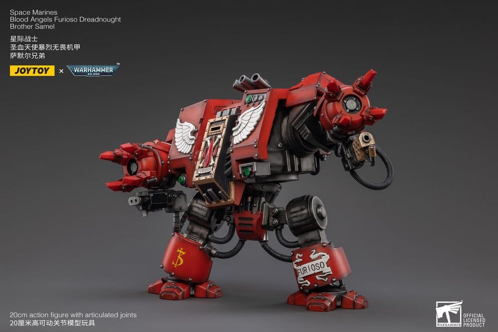 Warhammer 40,000 Figura Blood Angels Furioso Dreadnought Brother Samel 20 cm