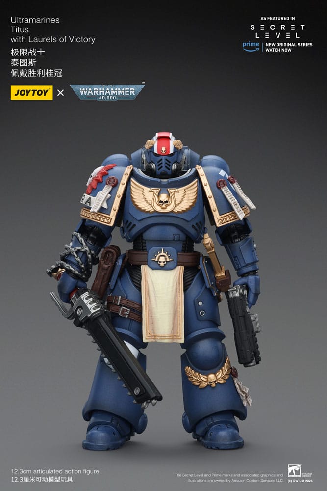 Warhammer 40,000 Figura Ultramarines Titus with Laurels of Victory 13 cm - Z POP Toys