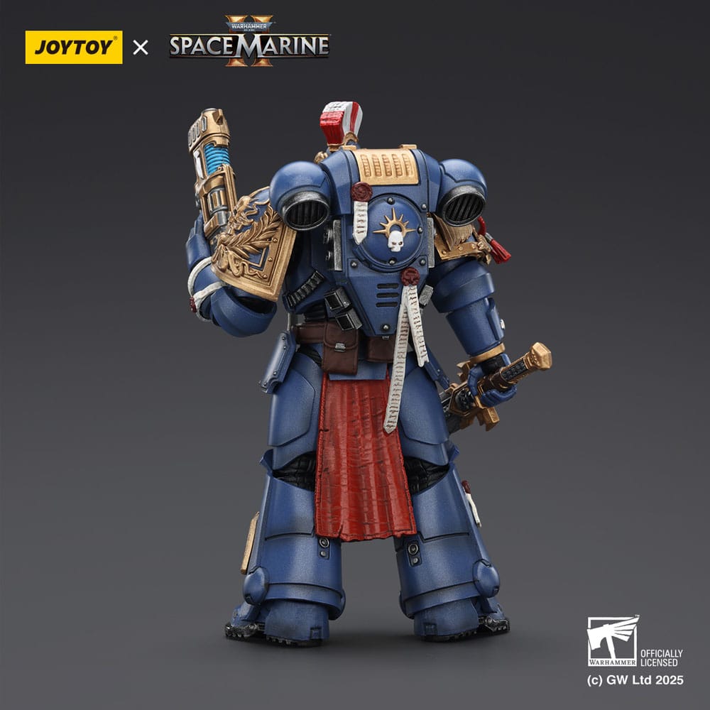 Warhammer 40,000: Space Marine 2 Figura Ultramarines Relic Primus Armourwith Plasma Pistol and Combat Blade 13 cm - Z POP Toys