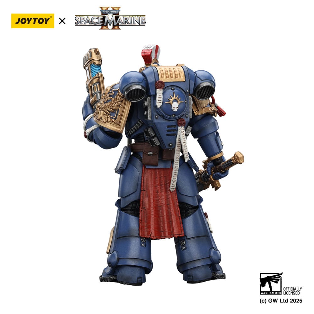 Warhammer 40,000: Space Marine 2 Figura Ultramarines Relic Primus Armourwith Plasma Pistol and Combat Blade 13 cm - Z POP Toys