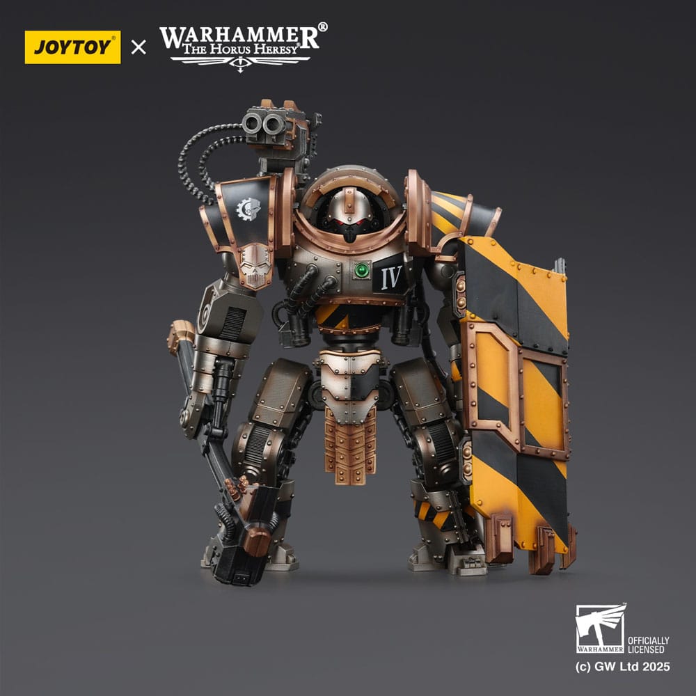 Warhammer The Horus Heresy Figura Iron Warriors Iron Circle Domitar-Ferrum Class Battle-automata with Karceri Battle Shield 24 cm - Z POP Toys
