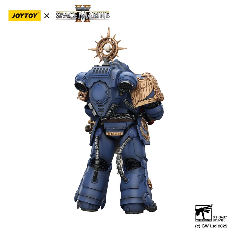 Warhammer 40,000: Space Marine 2 Figura Ultramarines Heavy Relic Primus Armor with Heavy Relic Bolt Rifle 13 cm - Z POP Toys