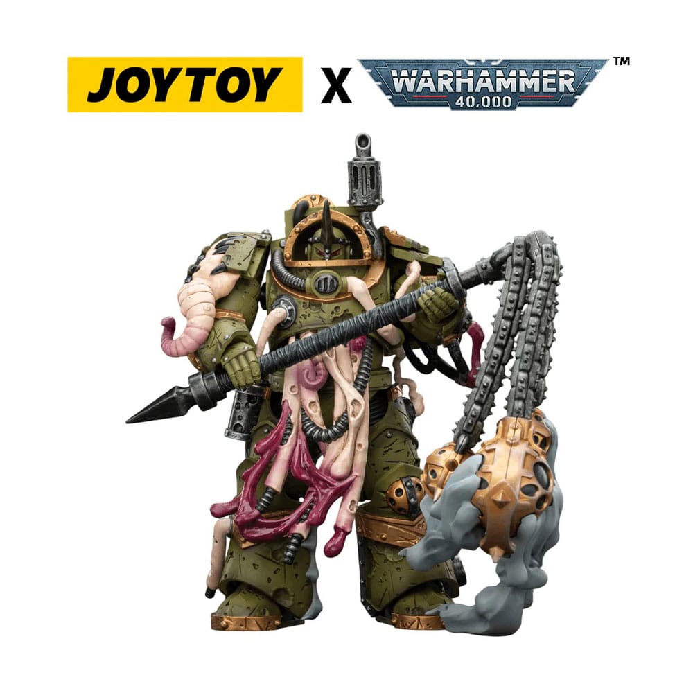 Warhammer 40,000 Figura Death Guard Blightlord Terminator 2 with Flail of Corruption 14 cm - Z POP Toys