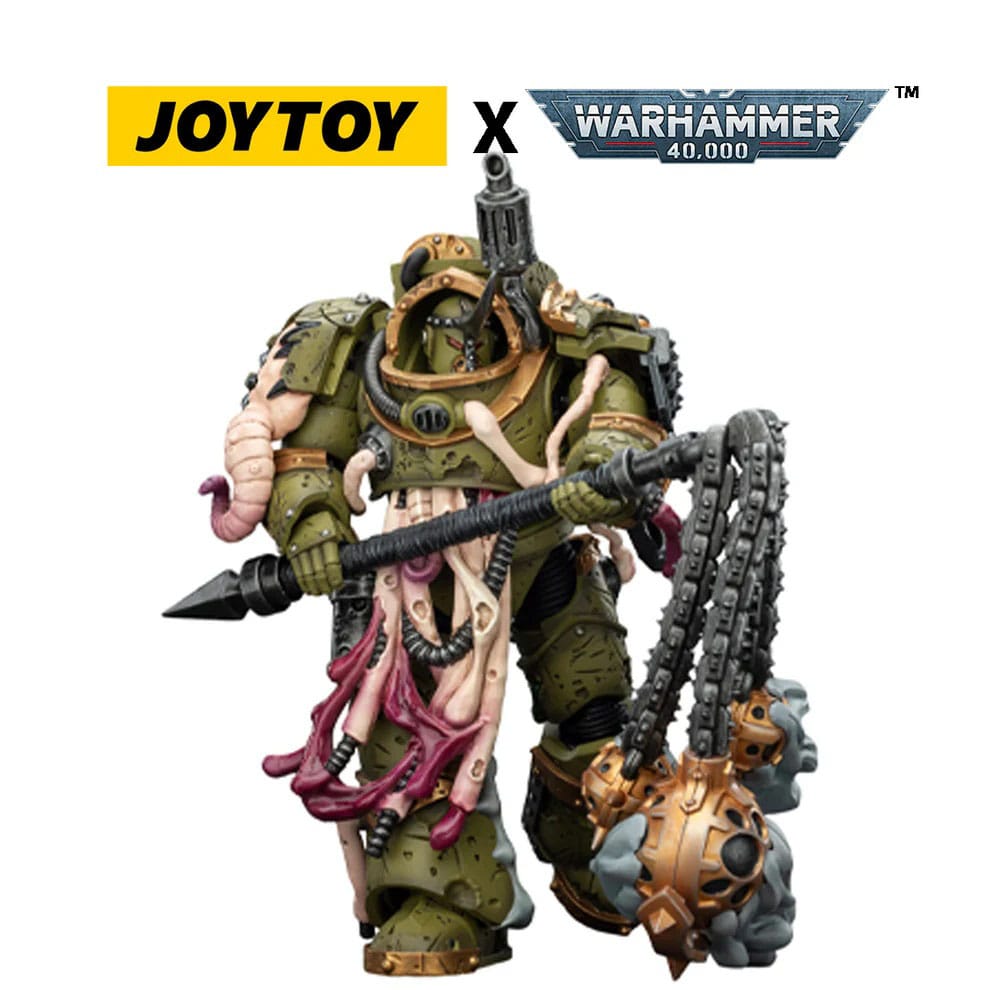 Warhammer 40,000 Figura Death Guard Blightlord Terminator 2 with Flail of Corruption 14 cm - Z POP Toys