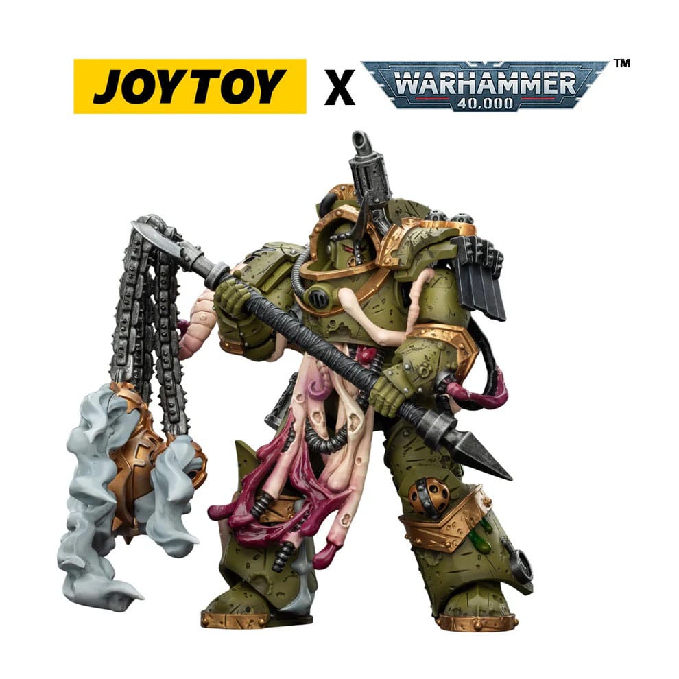 Warhammer 40,000 Figura Death Guard Blightlord Terminator 2 with Flail of Corruption 14 cm - Z POP Toys