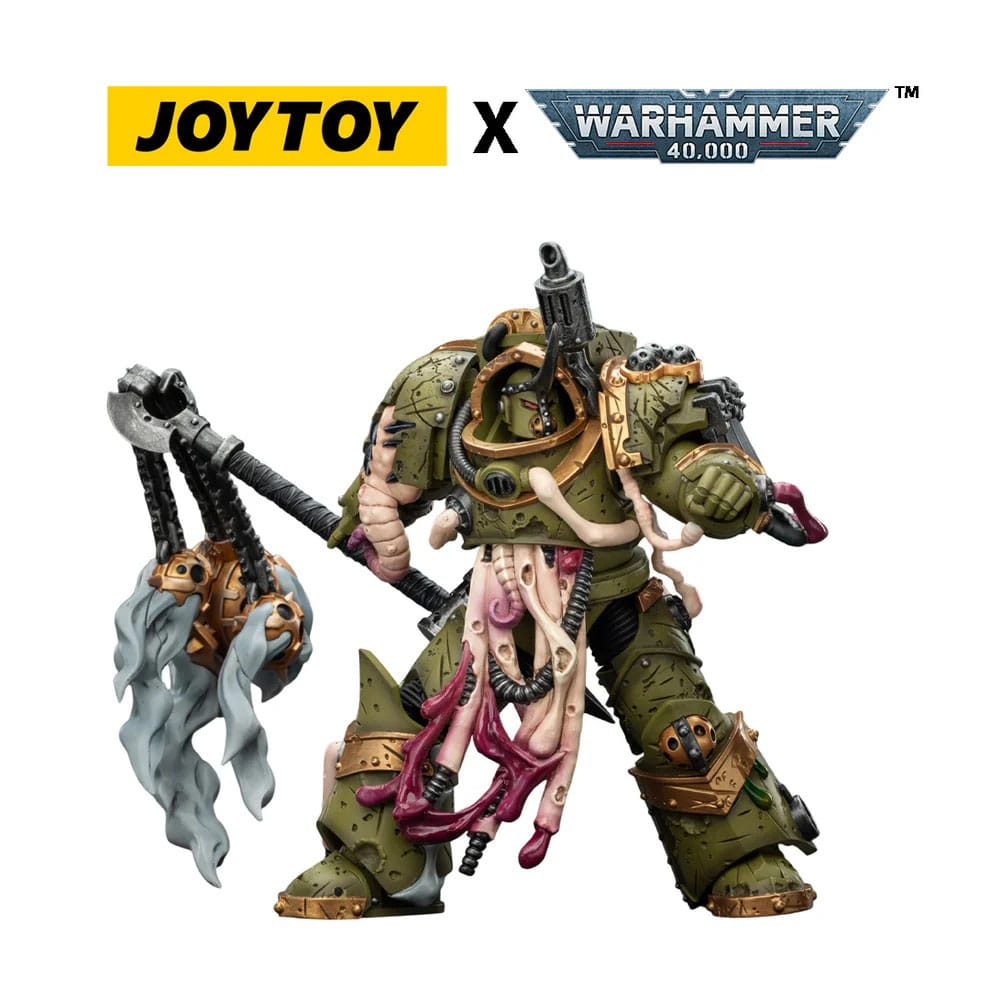 Warhammer 40,000 Figura Death Guard Blightlord Terminator 2 with Flail of Corruption 14 cm - Z POP Toys