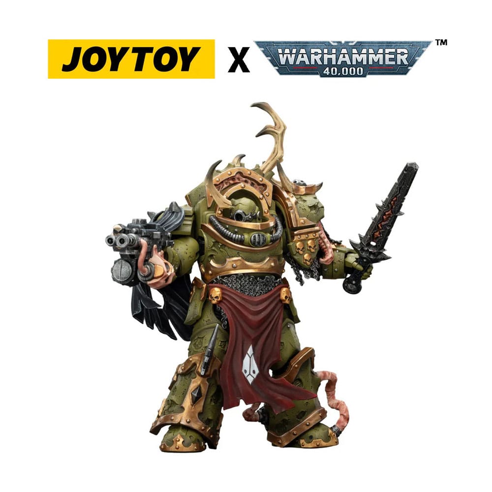 Warhammer 40,000 Figura Death Guard Blightlord Terminator 3 with Combi-bolter and Bubotic Blade 14 cm - Z POP Toys