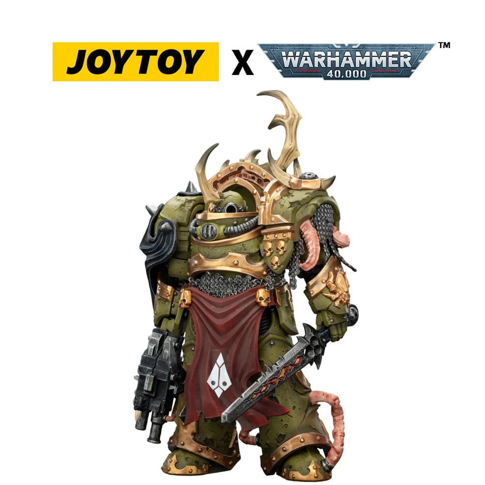 Warhammer 40,000 Figura Death Guard Blightlord Terminator 3 with Combi-bolter and Bubotic Blade 14 cm - Z POP Toys