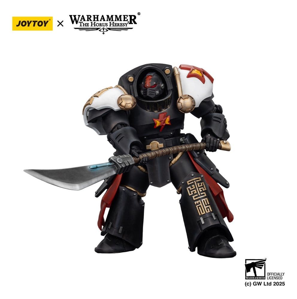 Warhammer The Horus Heresy Figura White Scars Ebon Keshig Terminator 2 with Power Glaive 13 cm