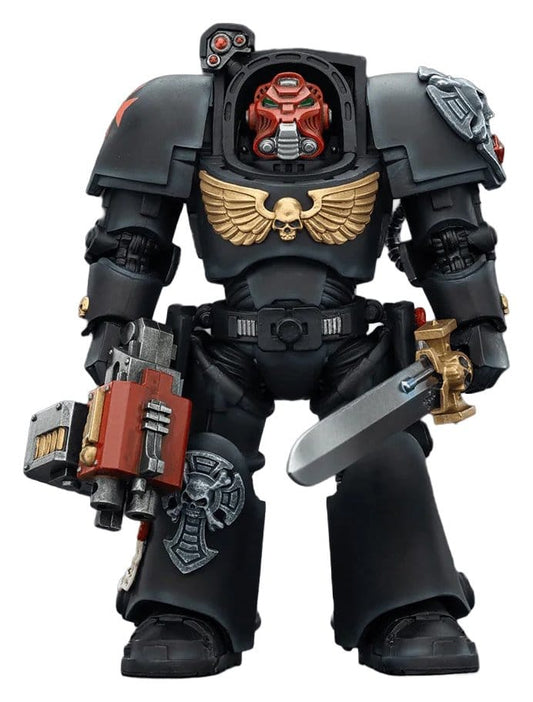 Warhammer 40,000 Figura Black Templars Terminator 1 with Power Sword and Storm Bolter 14 cm