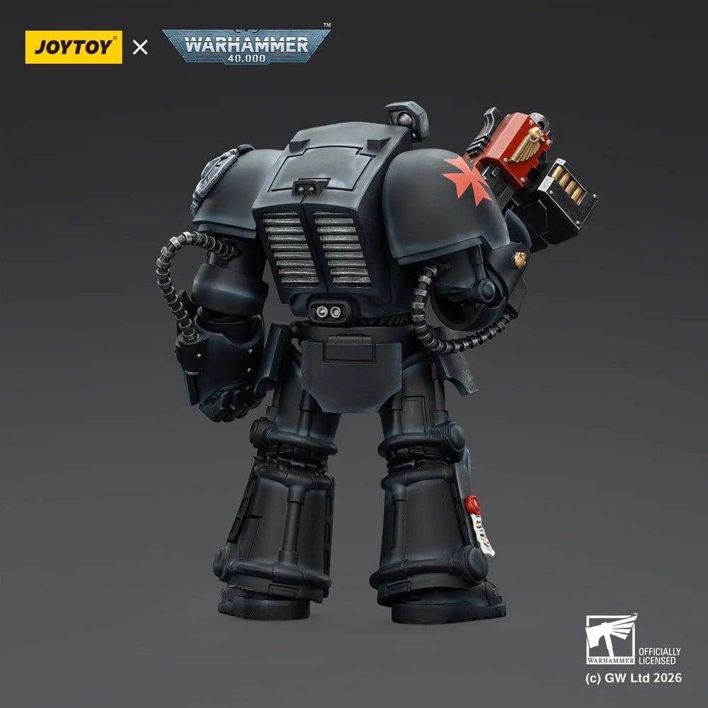 Warhammer 40,000 Figura Black Templars Terminator 2 with Power Fist and Storm Bolter 14 cm