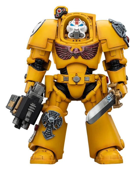 Warhammer 40,000 Figura Imperial Fists Terminator 1 with Power Sword and Storm Bolter 14 cm