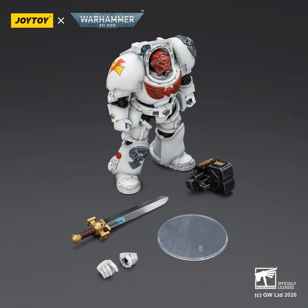 Warhammer 40,000 Figura White Scars Terminator 1 with Power Sword and Storm Bolter 14 cm