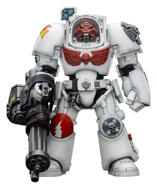 Warhammer 40,000 Figura White Scars Terminator 3 with Power Fist and Assault Cannon 14 cm
