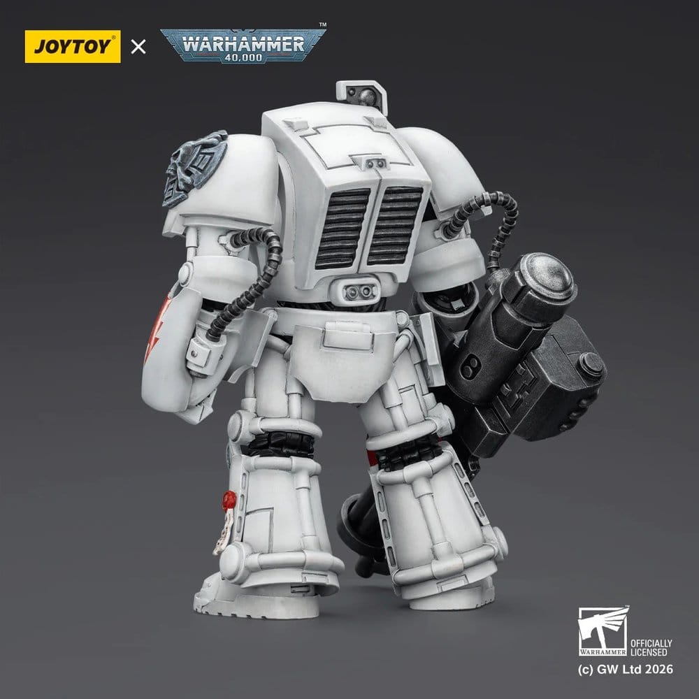 Warhammer 40,000 Figura White Scars Terminator 3 with Power Fist and Assault Cannon 14 cm