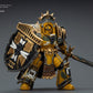 Warhammer Imperial Fists Figura Legion Praetor in Tartaros Terminator Armourwith Power Sword and Vigil Storm Shield 14 cm