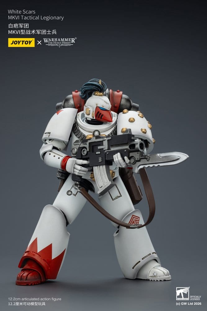 Warhammer The Horus Heresy Figura White Scars MKVI Tactical Legionary 12 cm