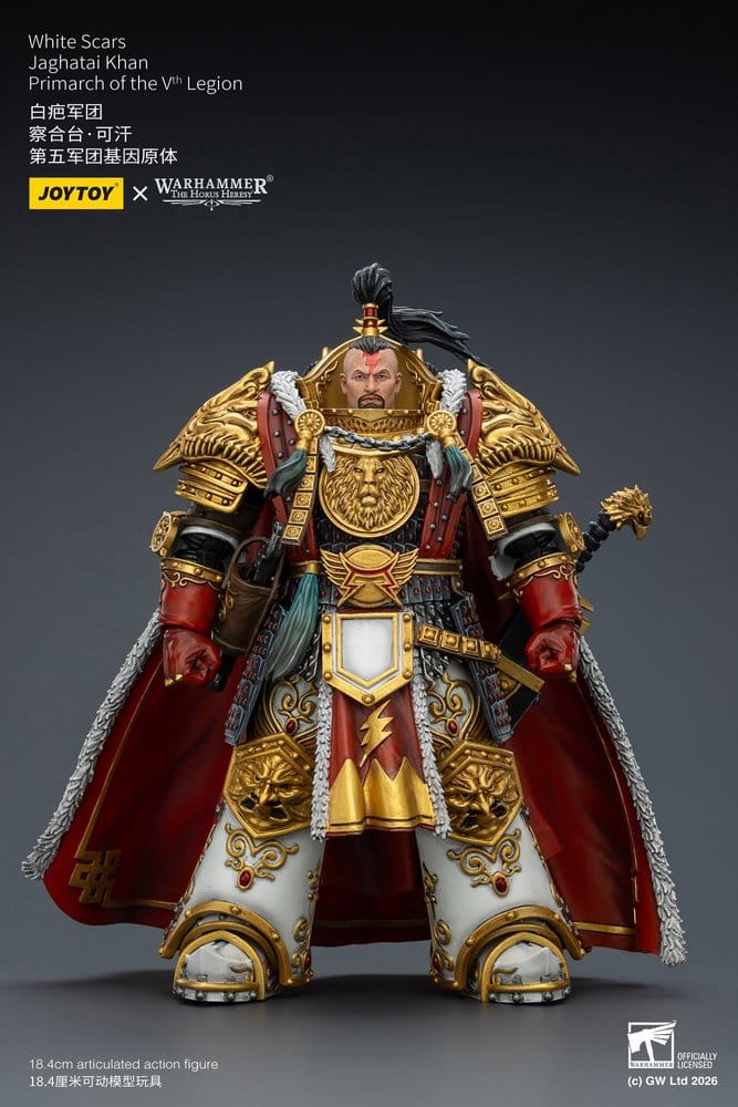 Warhammer The Horus Heresy Figura White Scars Jaghatai Khan Primarch of the Vth Legion 19 cm