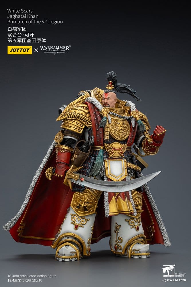 Warhammer The Horus Heresy Figura White Scars Jaghatai Khan Primarch of the Vth Legion 19 cm