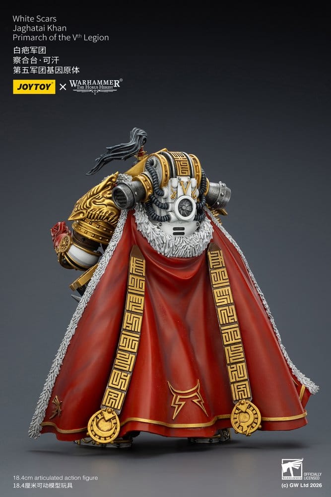 Warhammer The Horus Heresy Figura White Scars Jaghatai Khan Primarch of the Vth Legion 19 cm