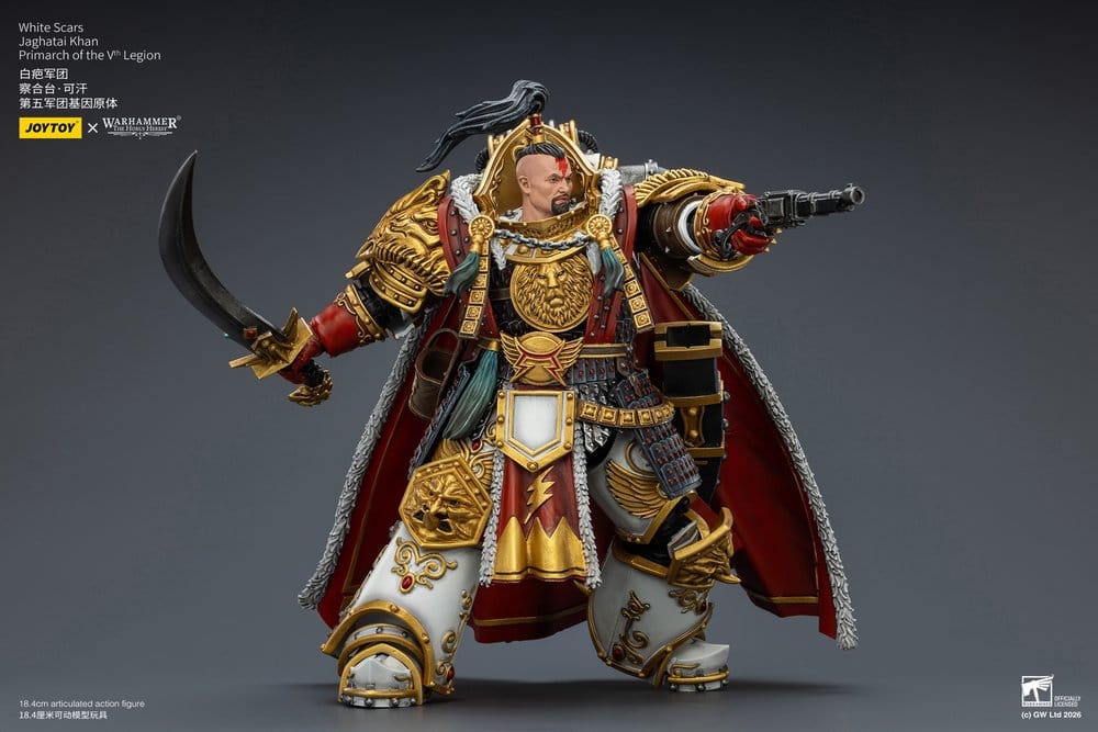 Warhammer The Horus Heresy Figura White Scars Jaghatai Khan Primarch of the Vth Legion 19 cm