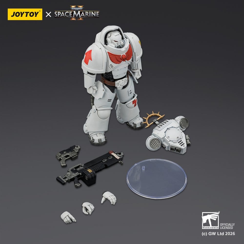 Warhammer 40,000 Figura Game Edition White Scars Heavy Intercessor 13 cm