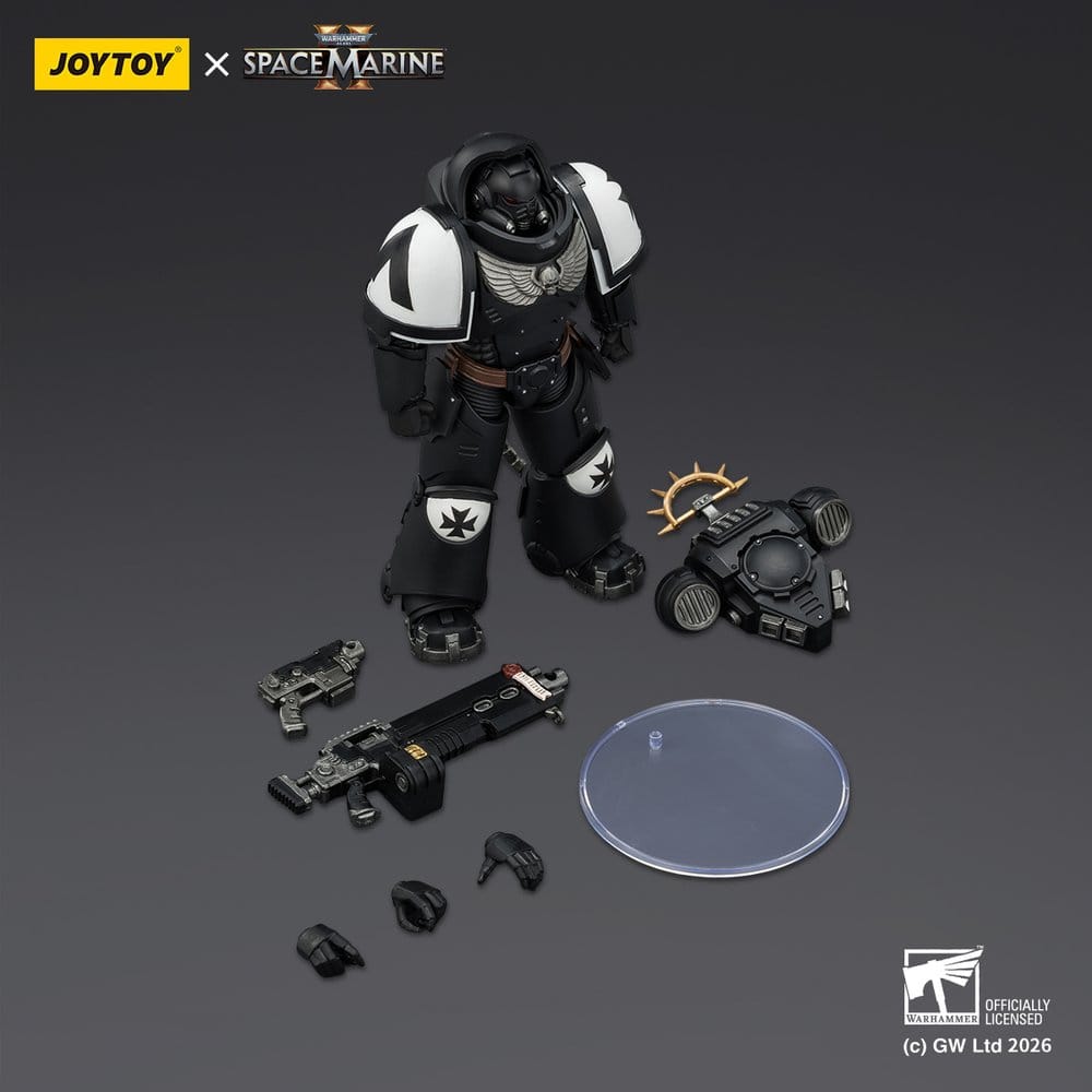 Warhammer 40,000 Figura Game Edition Black Templars Heavy Intercessor 13 cm