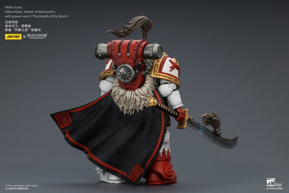 Warhammer The Horus Heresy Figura White Scars Hibou Khan, Seeker of Atonement 12 cm