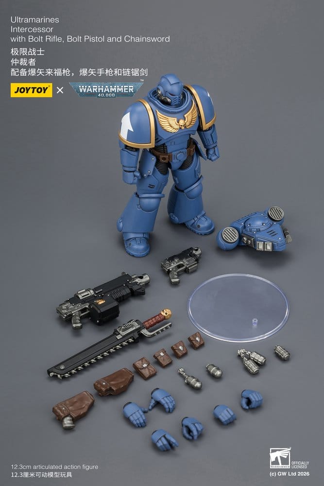 Warhammer 40,000 Figura Ultramarines Intercessor 12 cm