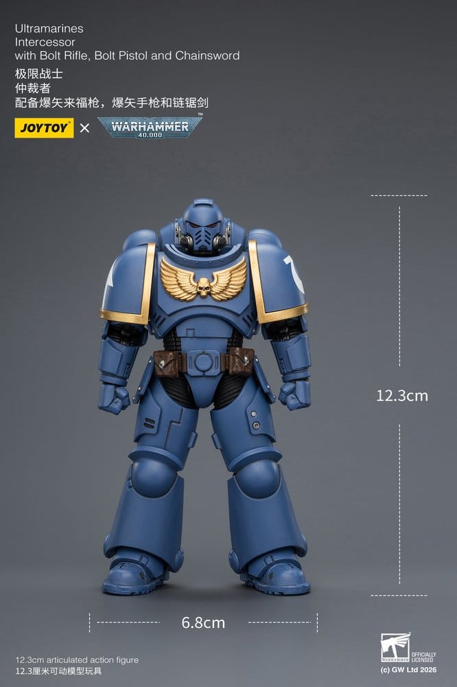 Warhammer 40,000 Figura Ultramarines Intercessor 12 cm