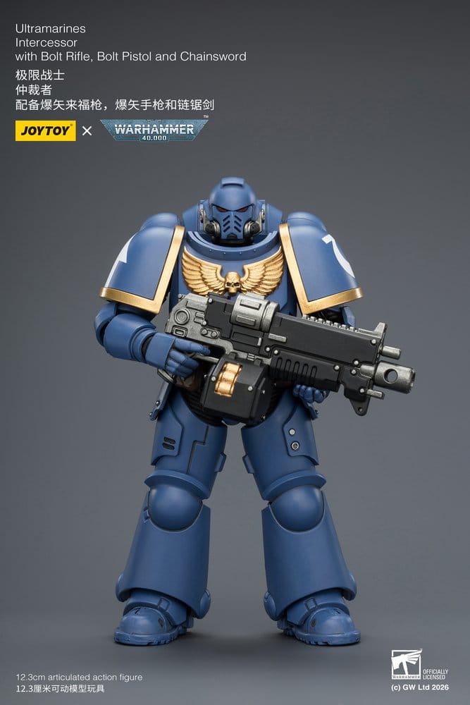 Warhammer 40,000 Figura Ultramarines Intercessor 12 cm