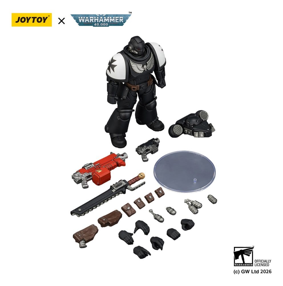 Warhammer 40,000 Figura Black Templars Intercessor 12 cm