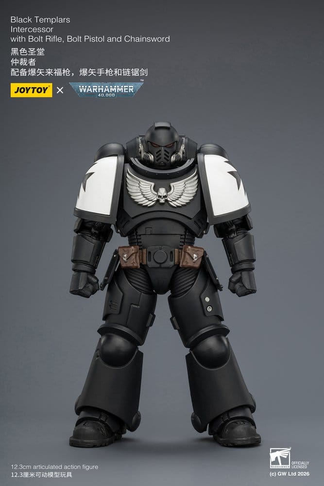 Warhammer 40,000 Figura Black Templars Intercessor 12 cm