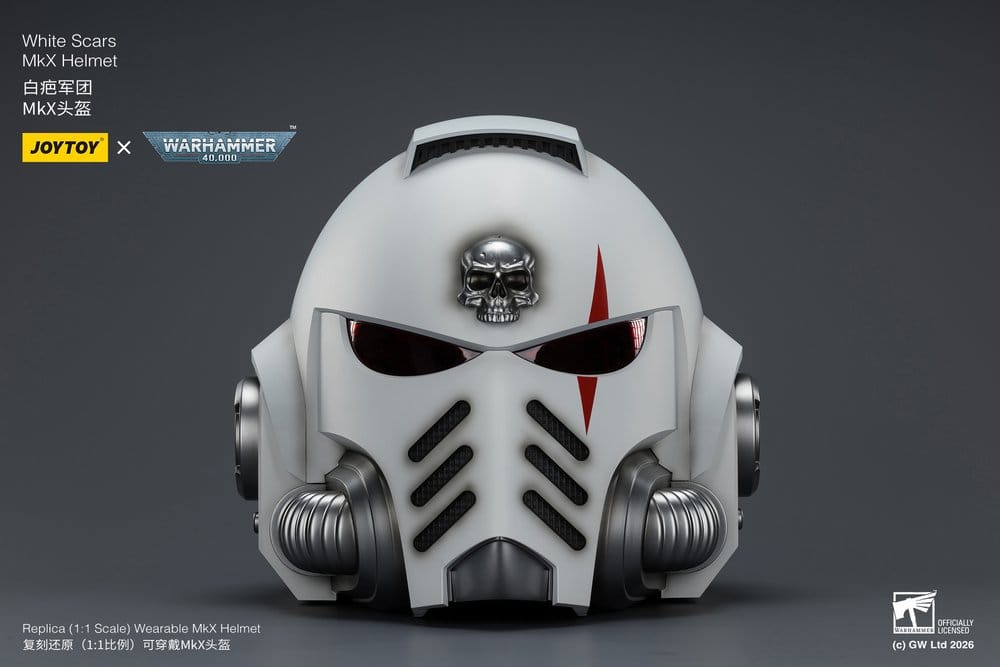 Warhammer 40,000 Casco White Scars MkX 30 cm