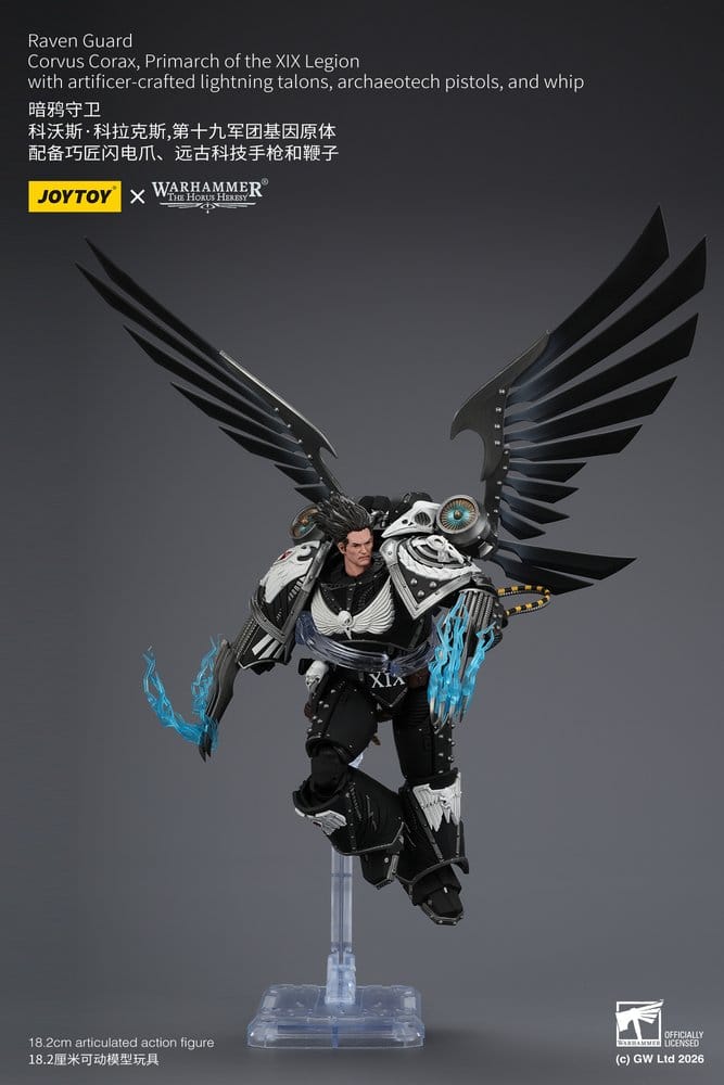 Warhammer 40,000 Figura Raven Guard Corvus Corax, Primarch of the XIX Legion 18 cm