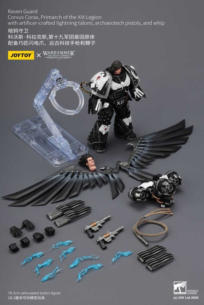 Warhammer 40,000 Figura Raven Guard Corvus Corax, Primarch of the XIX Legion 18 cm