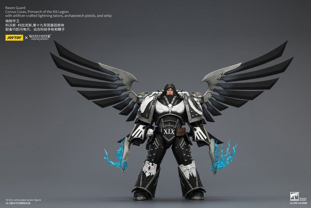 Warhammer 40,000 Figura Raven Guard Corvus Corax, Primarch of the XIX Legion 18 cm