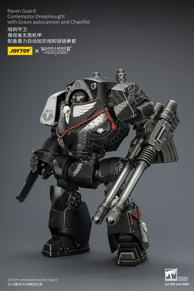 Warhammer 40,000 Figura Raven Guard Contemptor Dreadnought 23 cm
