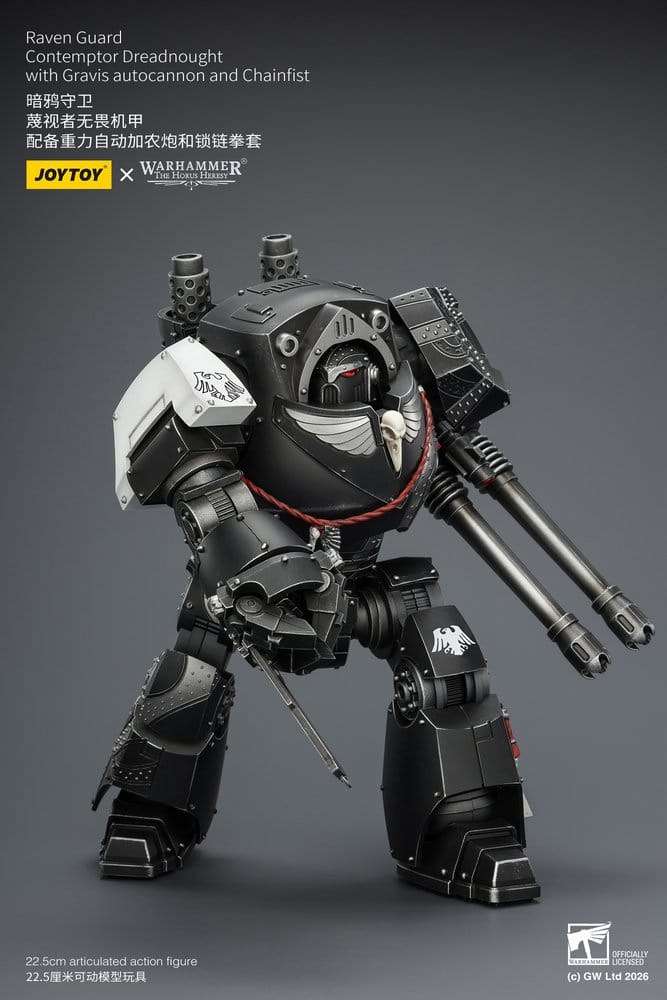 Warhammer 40,000 Figura Raven Guard Contemptor Dreadnought 23 cm