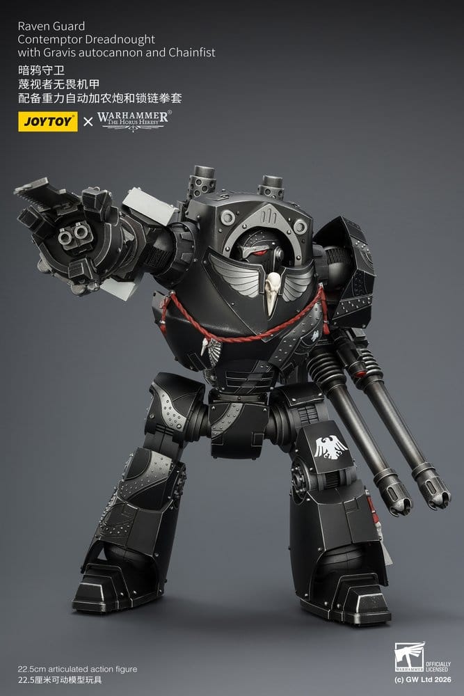 Warhammer 40,000 Figura Raven Guard Contemptor Dreadnought 23 cm