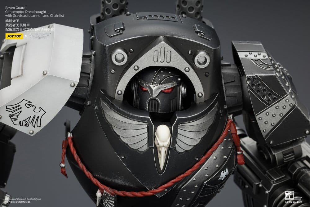 Warhammer 40,000 Figura Raven Guard Contemptor Dreadnought 23 cm