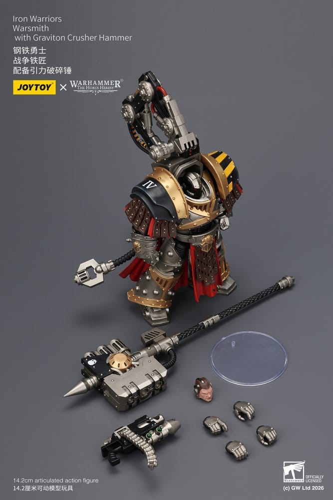 Warhammer The Horus Heresy Figura Iron Warriors Warsmith 14 cm