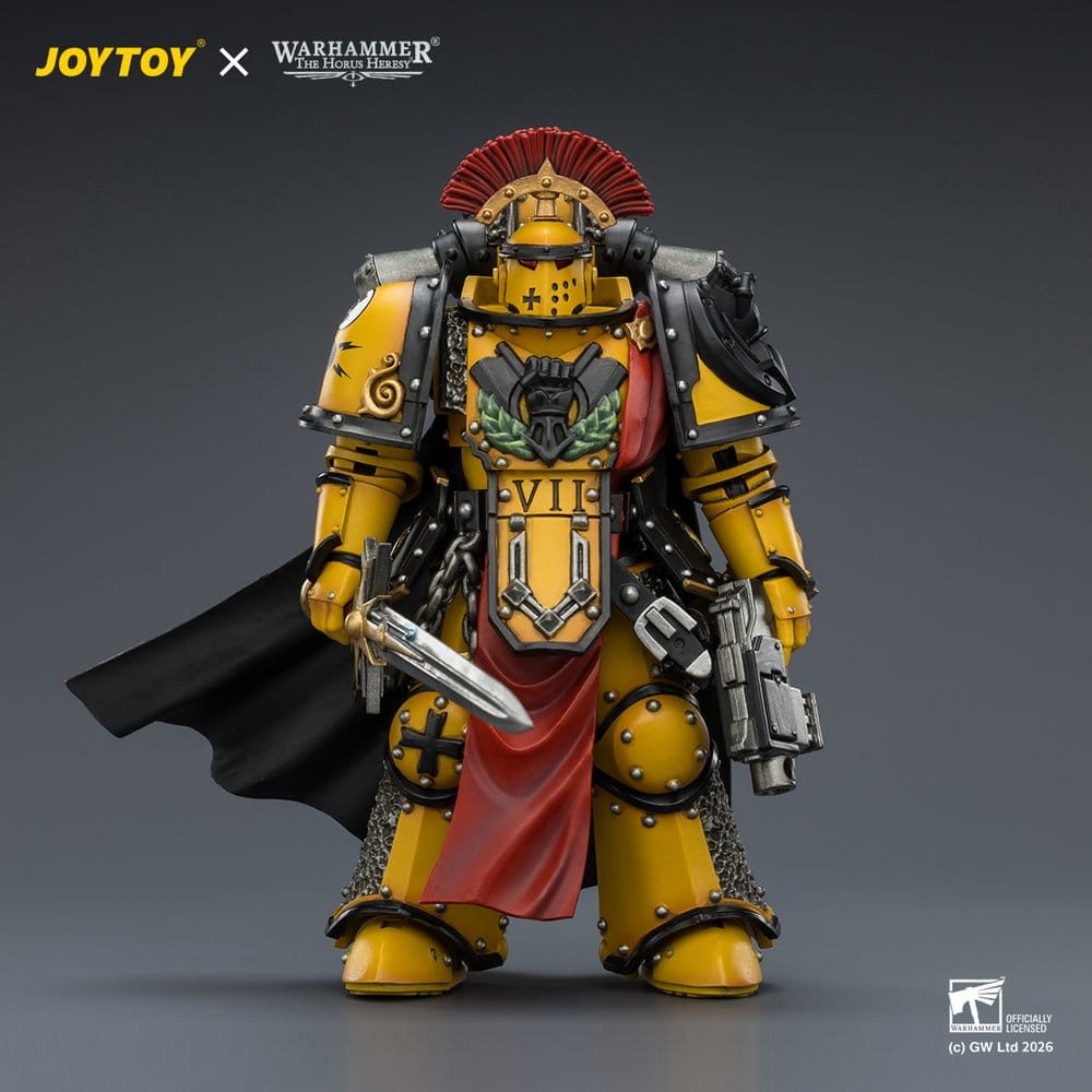 Warhammer Figura Imperial Fists Legion Praetor in Mk III Armour 13 cm