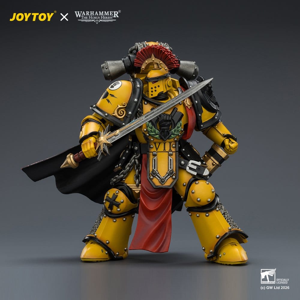 Warhammer Figura Imperial Fists Legion Praetor in Mk III Armour 13 cm