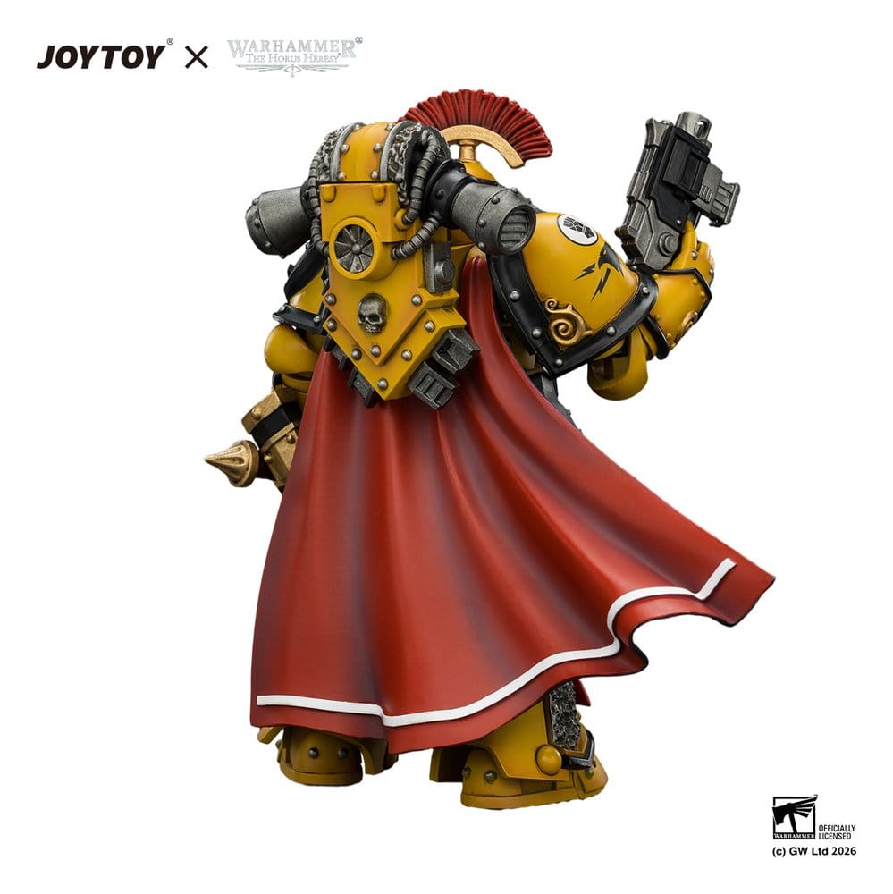Warhammer Figura Imperial Fists Legion Praetor in Mk III Armour 13 cm