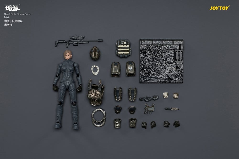 Dark Source Steel Ride Corps Figura Scout Mist 8 cm